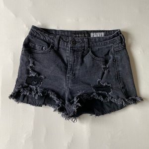 Aeropostale Black High Waisted Shorty